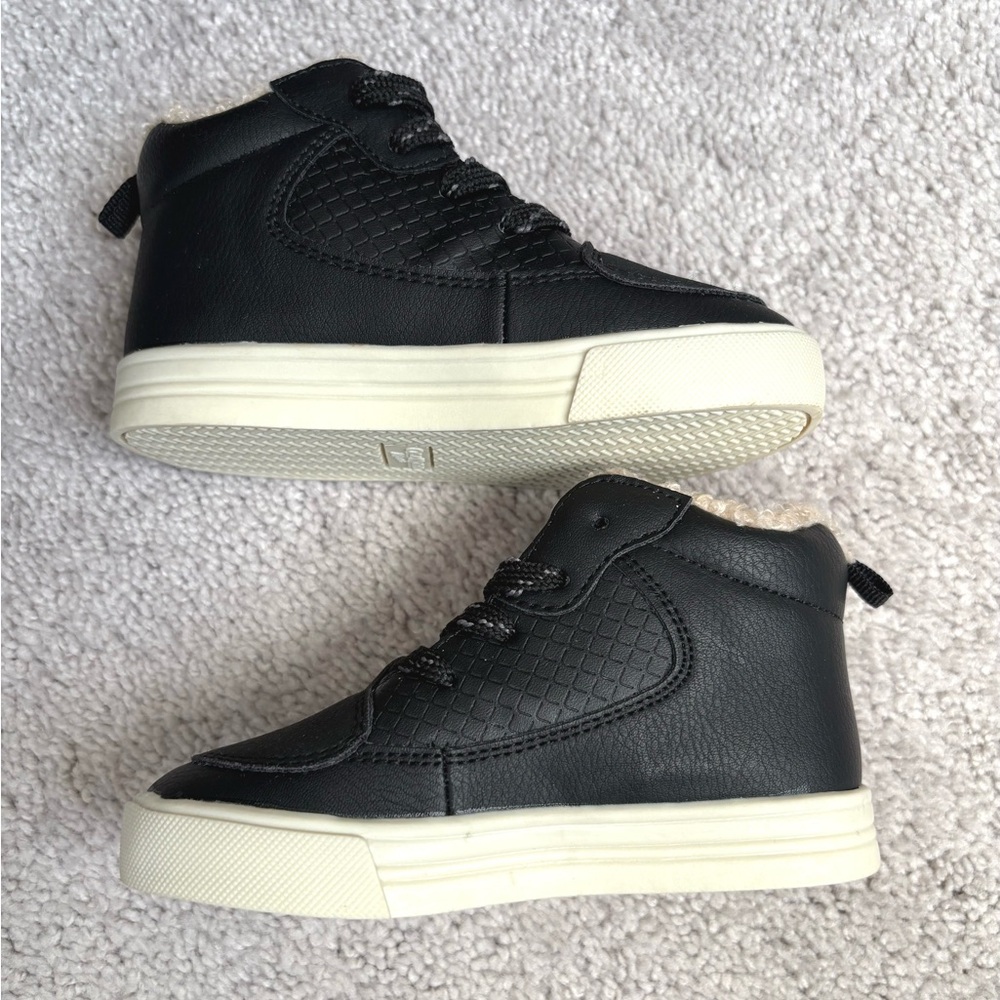 OshKosh B'gosh Castle Black Kids High-Top Sneakers